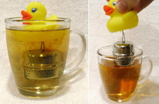 Tea Duck! Make a Floating Tea Ball with a Dollar Store Toy