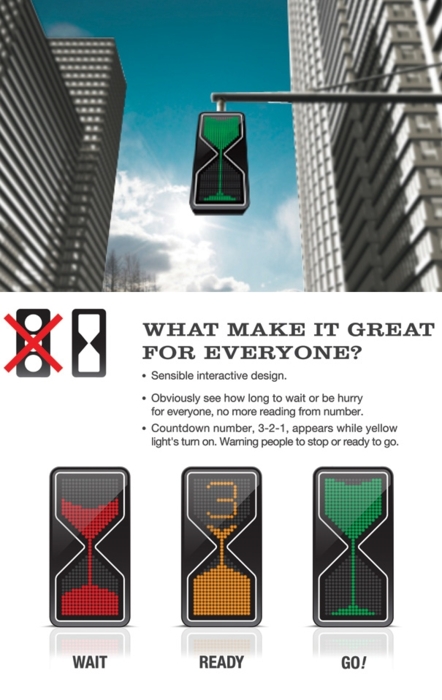 Life-Altering Traffic Light Design Concept of the Day: While...